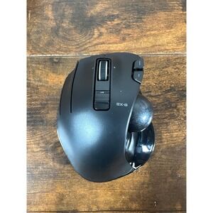 Elecom EX-G Left-Handed Wireless Trackball Mouse Black M-XT4DRBK 6-Button